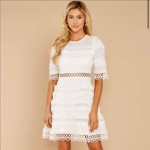 Red Dress Boutique Poetic Situation White Lace